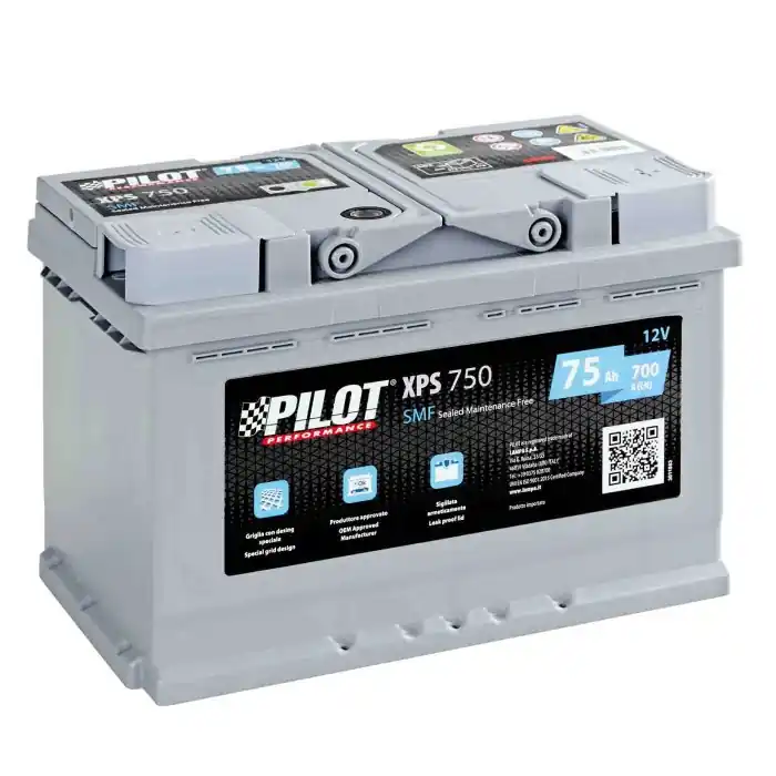 Compra Oggi Stesso Batteria 12v Pilot Smf 75 Ah 700 A L3 145 (930_)-147 (937_) Pilot Batterie Per Auto Batterie