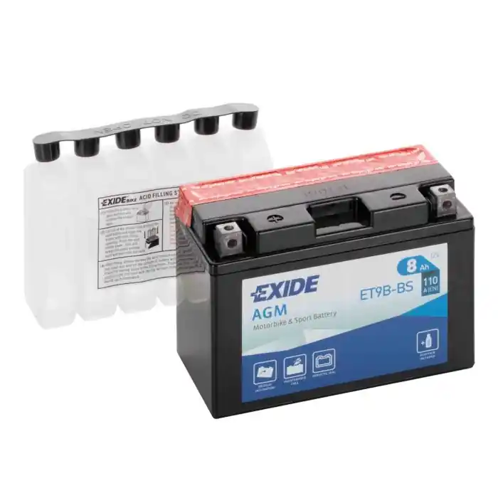 Bestseller Batteria 12v Exide Bike Agm 8 Ah 110 A Skyliner-mt-03-tt 600 Re-x Exide Bike Batterie Per Moto Batterie