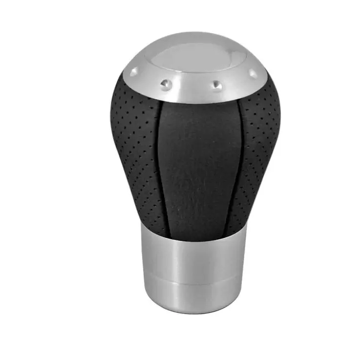 Offerta Lampo Kika Pomello Leva Cambio Nero Pomelli In Pelle E Alluminio Leva Cambio