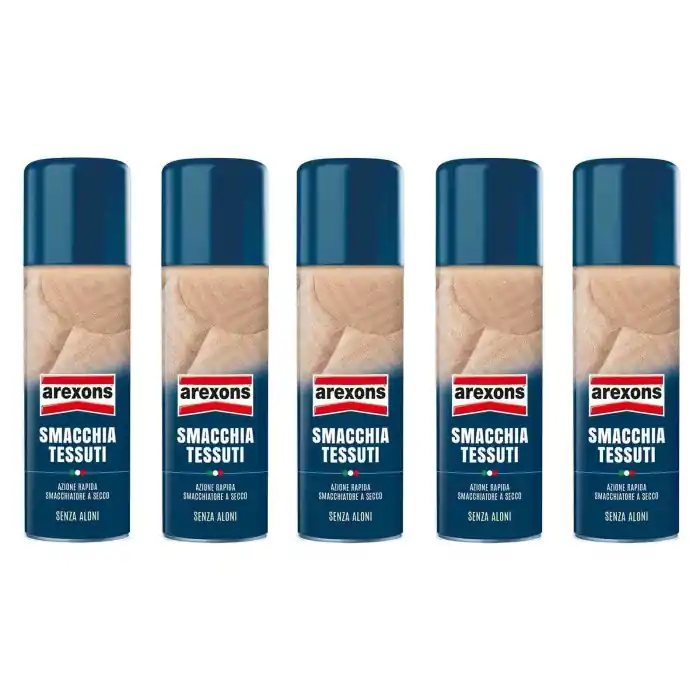 Must-Have Arexons Smacchia Tessuti 8301 200ml Pulizia Rivestimenti In Tessuto 5 Pezzi