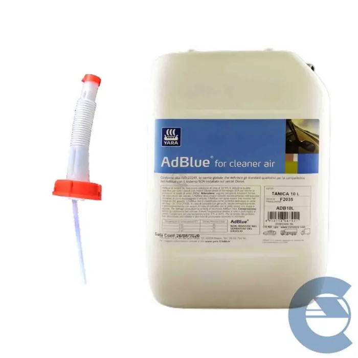 Occasione Yara Adblue For Cleaner Air 10l Adb10lb Adbtrav Protezione Scr Con Beccuccio Incluso