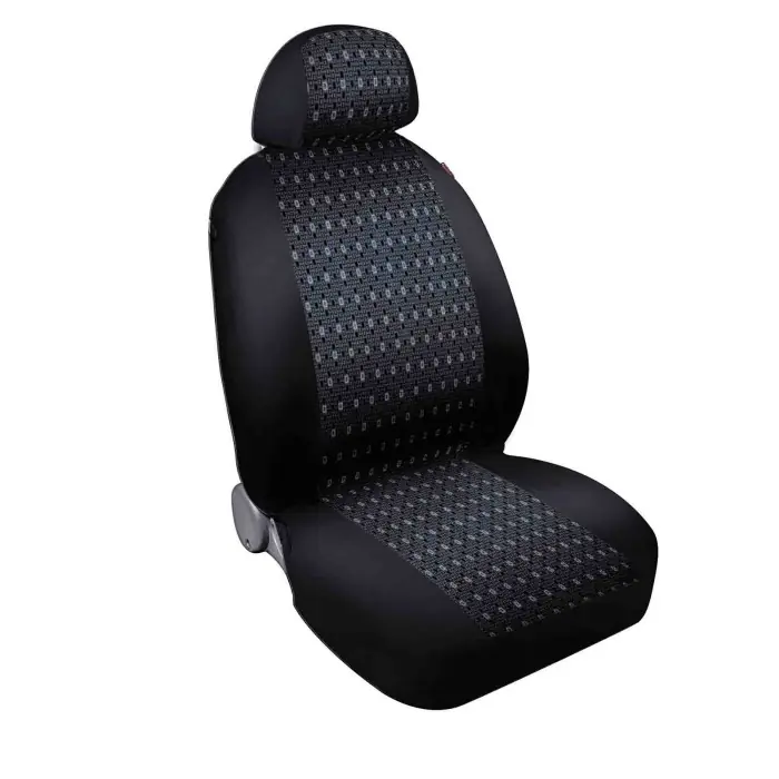 Affare Square Set Fodere Coordinate In Jacquard Nero Coprisedili Set Completo Coprisedili