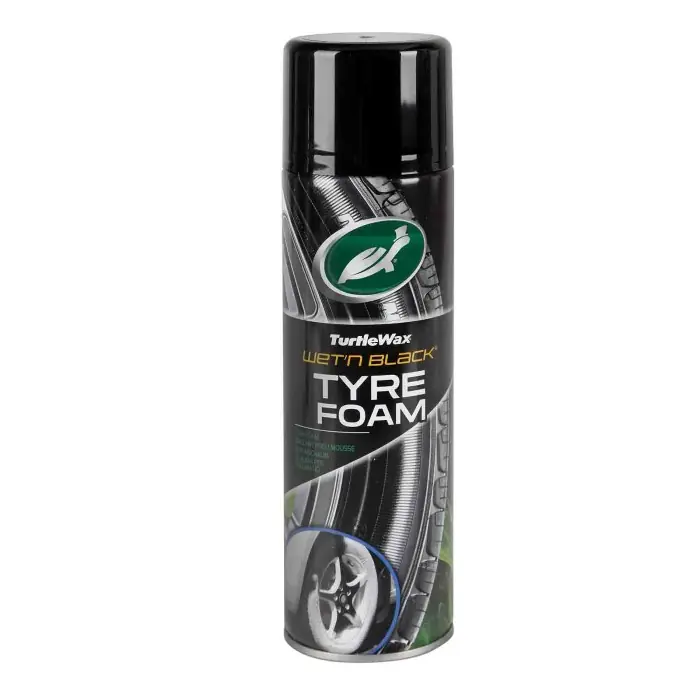 Professionale Wet 'n' Black Schiuma Lucida Pneumatici 500 Ml Turtle Wax