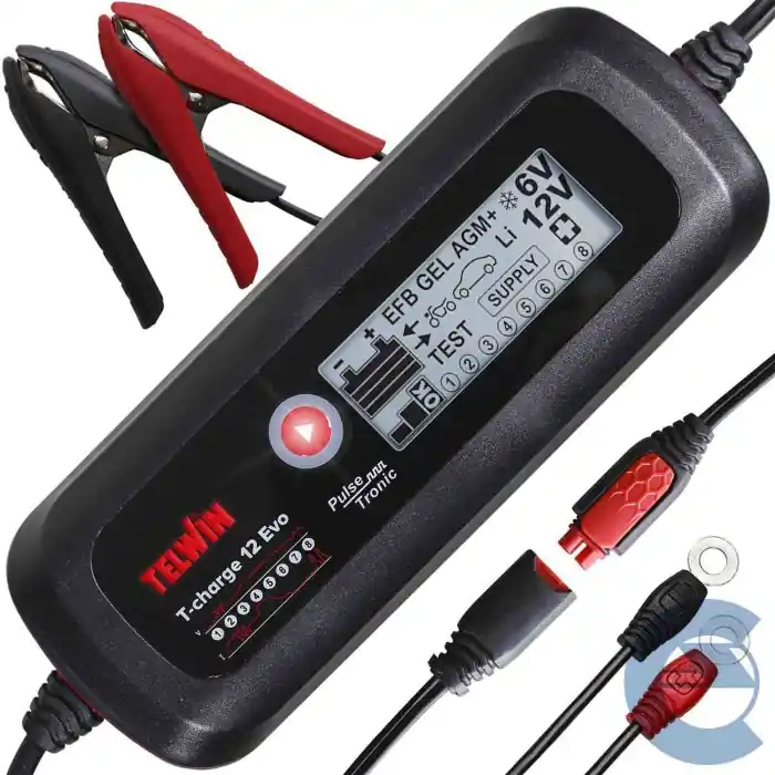 Nuovo Arrivo Telwin T-charge 12 Evo 6-12v 807578 Caricabatteria Mantenitore Di Carica