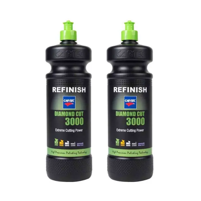 Consegna Rapida Cartec Diamond Cut 3000 1 Kg - Extreme Heavy Cut Compound/polish Per Tutti I Tipi Di Vernice 2 Pezzi