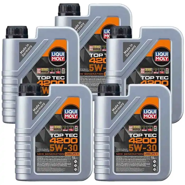 Offerta Speciale Liqui Moly 8972 Top Tec 4200 5w30 5 Litri Olio Motore Benzina E Diesel