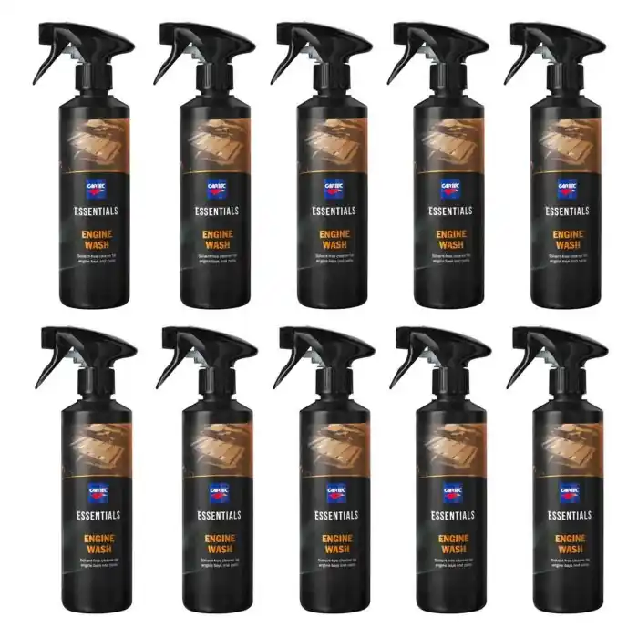 Cartec Essentials Engine Wash Detergente E Sgrassatore Per Vano Motore Rimuove Olio, Grasso E Sigillanti 10 Pezzi X 500ml Novità
