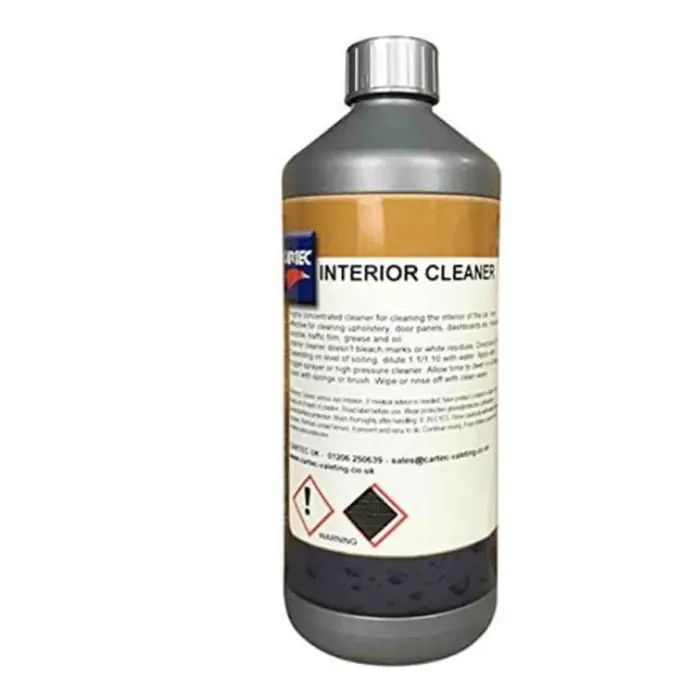 Detergente Interni Auto In Pelle, Tessuto, Detergente Cruscotto, Parti In Plastica - Cartec Interior Cleaner (1 Litro) Acquista Ora