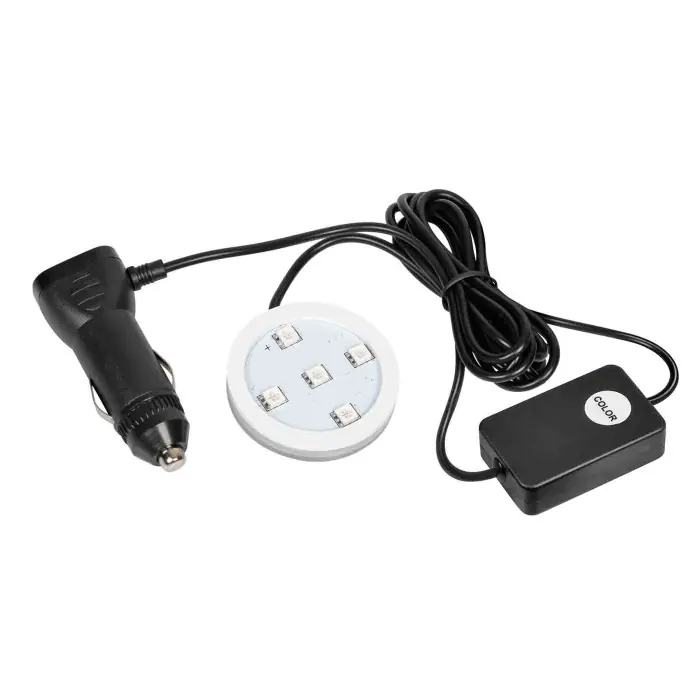 Trucky Led Base Luminosa A Led 12/24v 7 Colori Lampa Deodoranti Spedizione Espresso