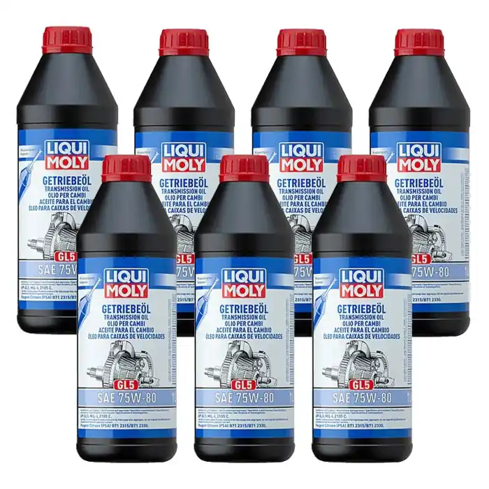 LIQUI MOLY 3658 KIT PROMO 7 LITRI OLIO SPECIFICO PER CAMBIO MANUALE O AUTOMATICO 75W80 AD ALTE PRESTAZIONI Reso Gratuito