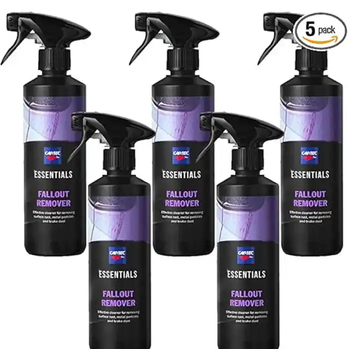Spedizione Espresso Cartec Decontaminante Pulitore Rimuovi Residui Ferrosi Cerchioni E Carrozzeria Auto Essentials Fallout Remover 5 Pz X 500ml