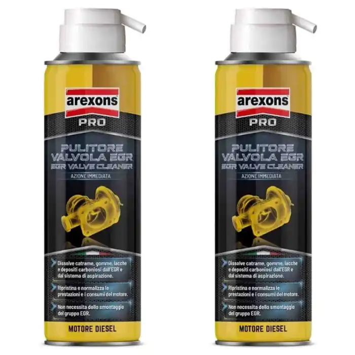 Arexons Pulitore Valvola Egr 4114 2 Pezzi X 200ml Pulitore Sistema Di Aspirazione Occasione Imperdibile