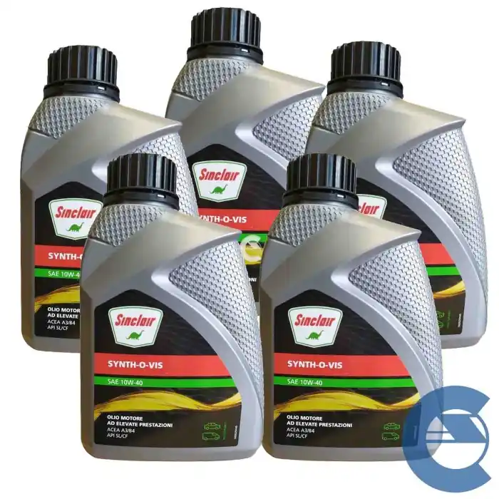Professionale Sinclair Fuchs 10w40 Olio Motore Auto 5 Litri Diesel E Benzina E Gas Acea A3/b4