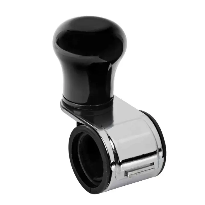 Affare Revolve Pomello Volante In Alluminio Anodizzato Nero Staffa Cromata Pomelli Volante Accessori Volante