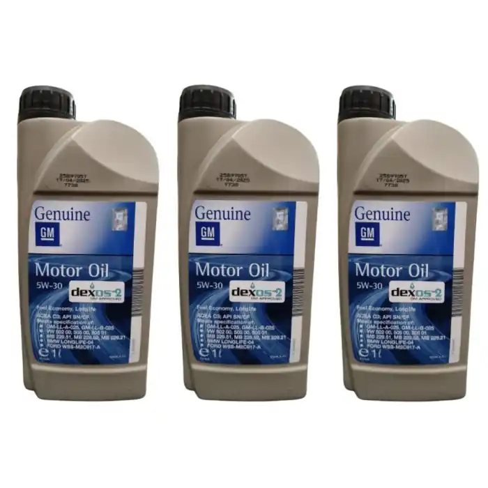 Compra Online Fuel Economy Longlife Gm Opel 5w-30 Dexos2 Olio Motore Benzina Diesel 3 Litri