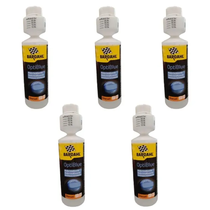 BARDAHL ADDITIVO per Auto Diesel con SCR AdBlue, KIT PROMOZIOONE 5 PEZZI X 250ml Promo Stagionale