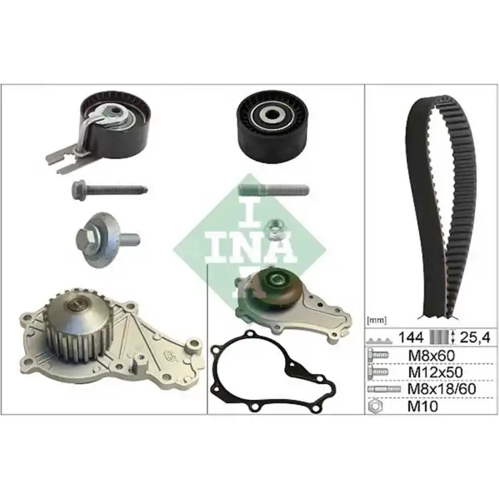 Vendita Finale Pompa acqua + Kit cinghie dentate 530 0239 30 SCHAEFFLER INA per PEUGEOT Citroen