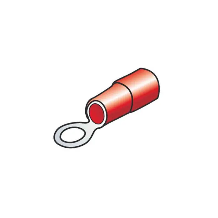 10 Terminali Capicorda Ad Anello Rosso Terminali Capicorda Cablaggio Elettrico Reso Gratuito