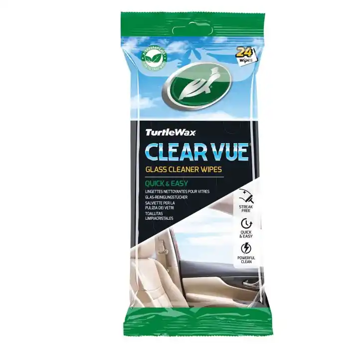 Novità Clear Vue Salviette Per La Pulizia Dei Vetri 24 Pz Panni Umidificati Lavaggio