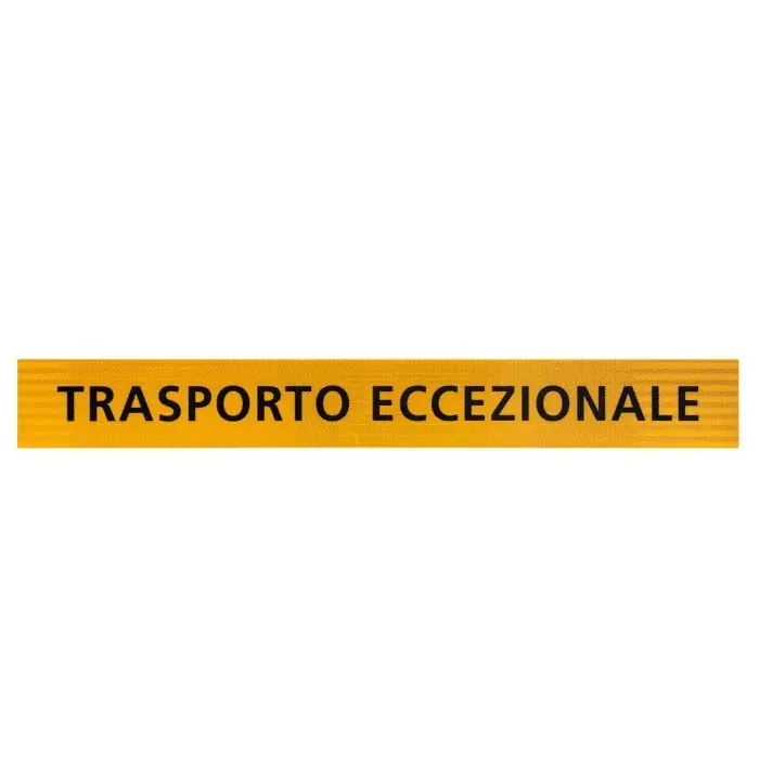 Super Prezzo Pannello Catarifrangente Trasporto Eccezionale 1200x150 Mm Contrassegni Targhe E Contrassegni