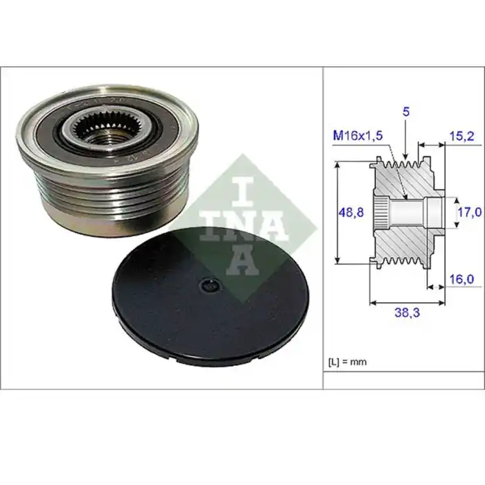 Prezzo Scontato Dispositivo ruota libera alternatore 535 0048 10 SCHAEFFLER INA per RENAULT OPEL