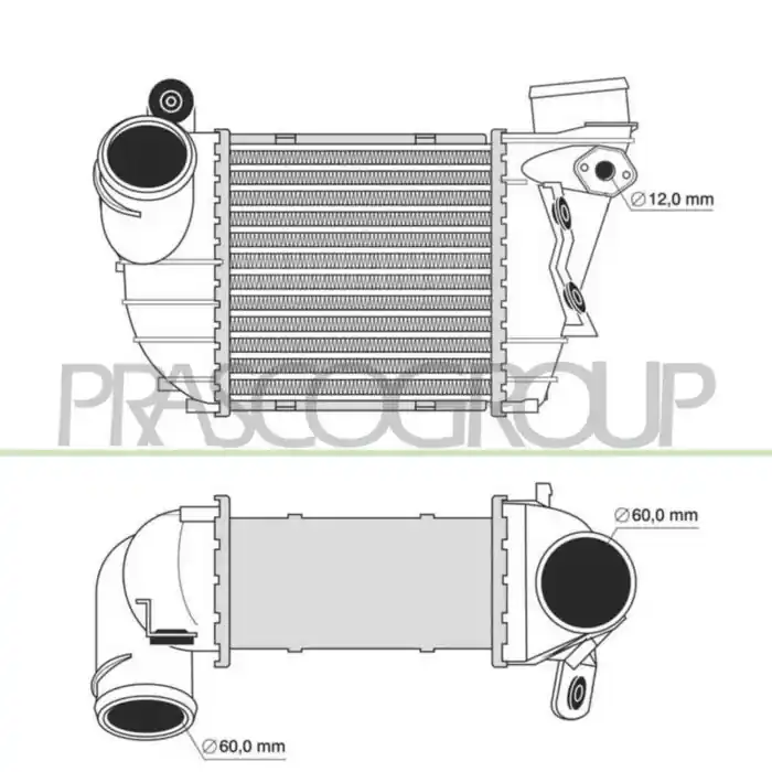 Intercooler Per Audi A3 3/5 Porte (8v1/8va) Dal 1996 Al 2003 Nuova Collezione