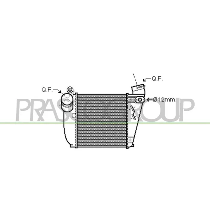 Intercooler Per Audi A3 3/5 Porte (8v1/8va) Dal 1996 Al 2003 Miglior Prezzo