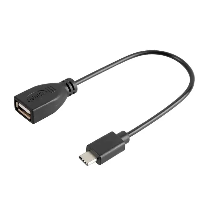 Cavo Otg Usb Usb Type C 20 Cm Nero Otg Cavi Consegna Rapida