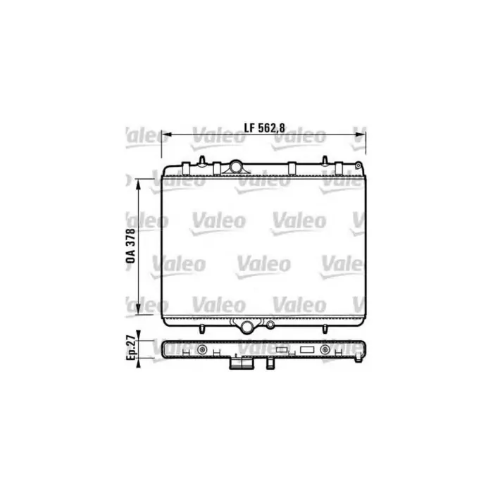 Quantità Limitata Valeo Radiatore Motore Citroen Xsara 2.0hdi 00-