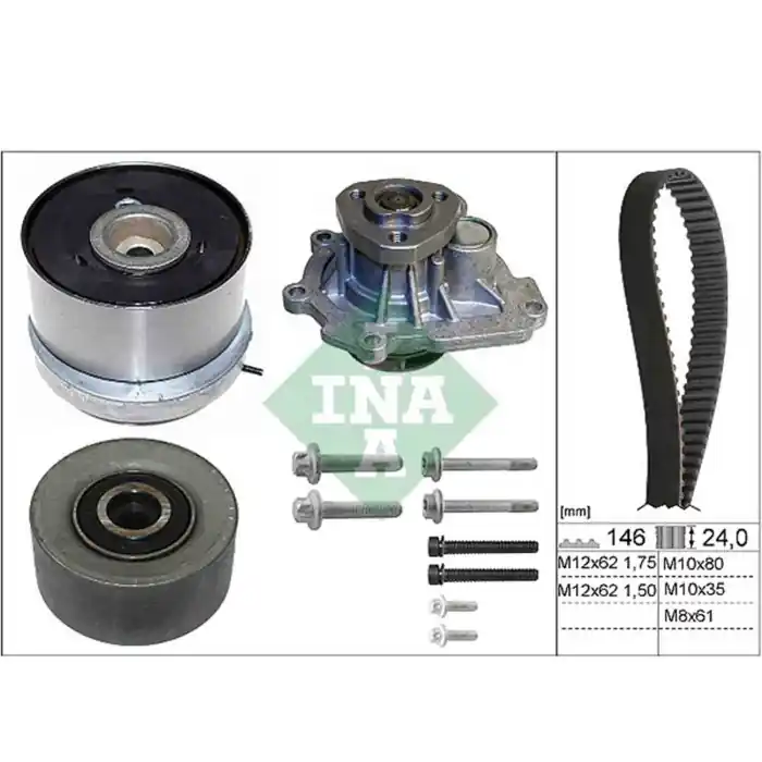 Pompa acqua + Kit cinghie dentate 530 0724 30 SCHAEFFLER INA per OPEL FIAT SAAB Compra Oggi Stesso