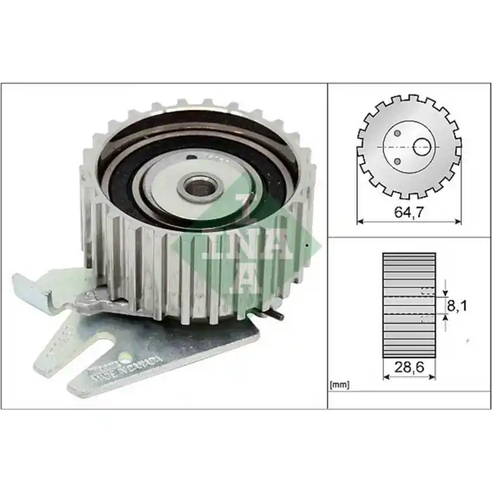 Popolare Rullo tenditore Cinghia dentata 531 0254 30 SCHAEFFLER INA per FIAT LANCIA