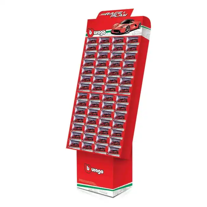 Prezzo Basso Collezione 112 Auto Ferrari Burago Scala 1:43 Display Da Terra Modellini In Metallo