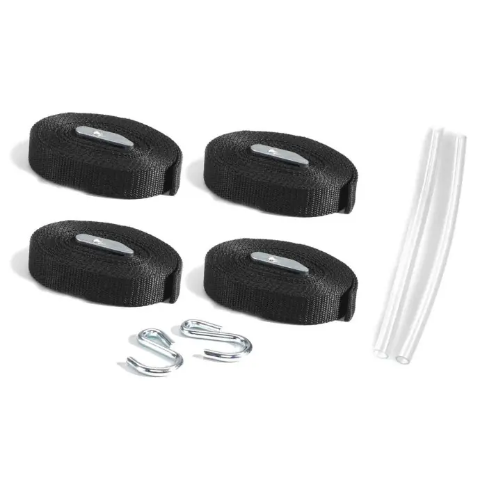 Consegna Rapida Kit Nastri Tensori Per Fissaggio Canoe Kayak Imbarcazioni. Porta Surf/kayak