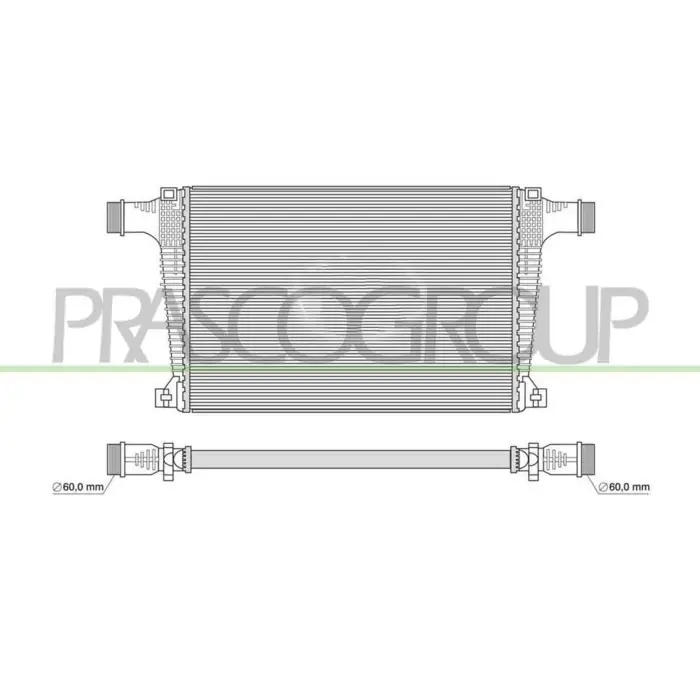 Intercooler Per Audi Q7 (4m) S-line Dal 2015 Al 2019 Soddisfatti O Rimborsati