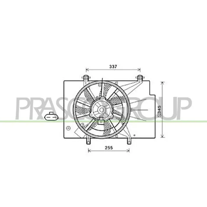 Ventola Per Ford Fiesta Mk Vi Dal 2008 Al 2012 Prezzo Basso