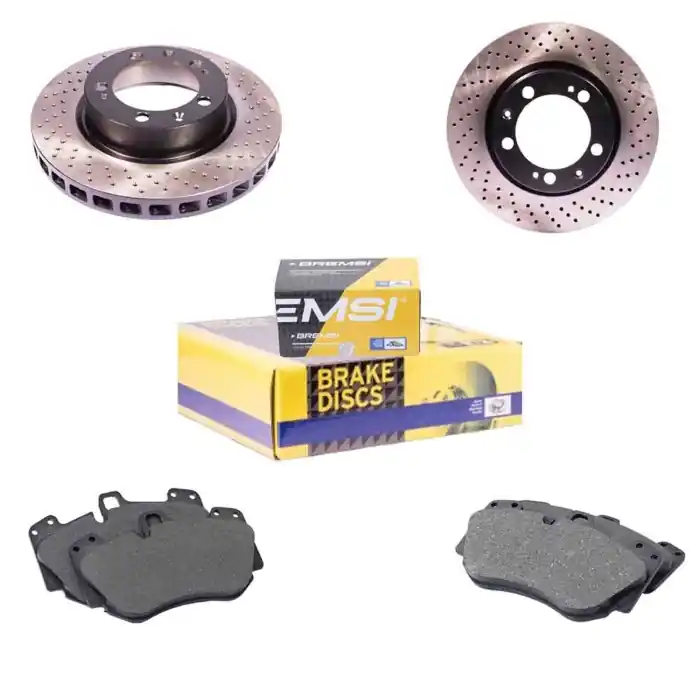 A Buon Prezzo Kit Dischi E Pastiglie Freno 16.5mm Anteriori Mercedes-benz Classe C 2000-2007 C 320 S.f. Brembo Perforato/autoventilato