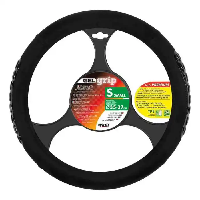 Offerta Lampo Gel Grip Coprivolante In Microfibra S Ø 35/37 Cm Nero Coprivolanti In Microfibra Coprivolanti