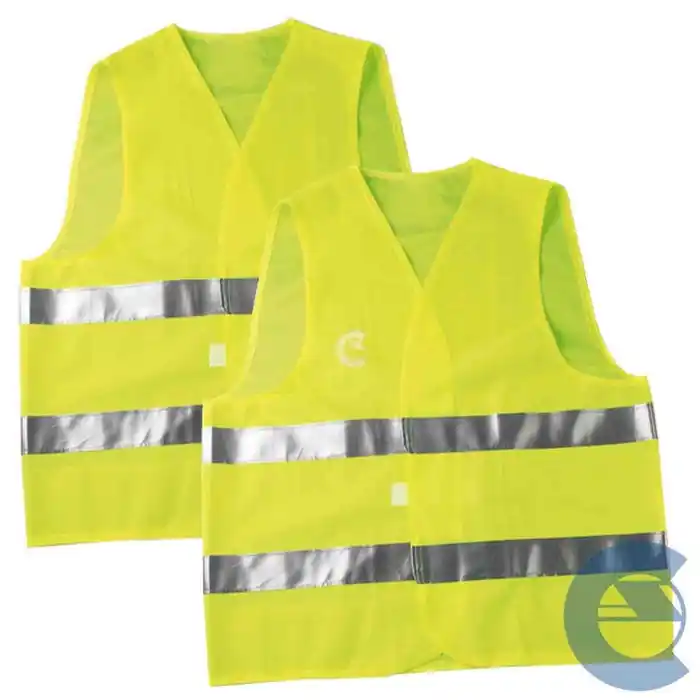 Lampa Kit 2 Pezzi Gilet Alta Visibilita Omologati Taglia Unica Universale Nuova Collezione