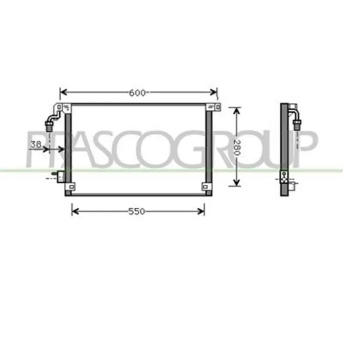 Condensatore Per Citroen Saxo Dal 1999 Al 2004 Spedito Oggi