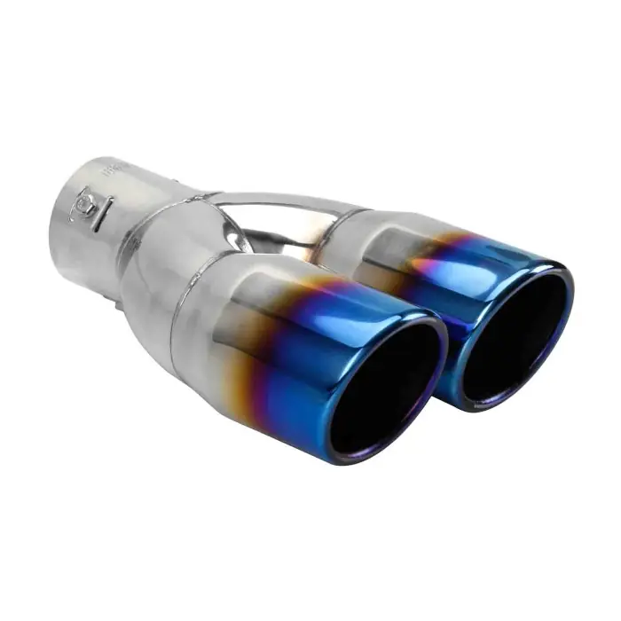 Ultima Occasione Ts 73 Terminale Di Scarico Blu Doppi Terminali Scarico