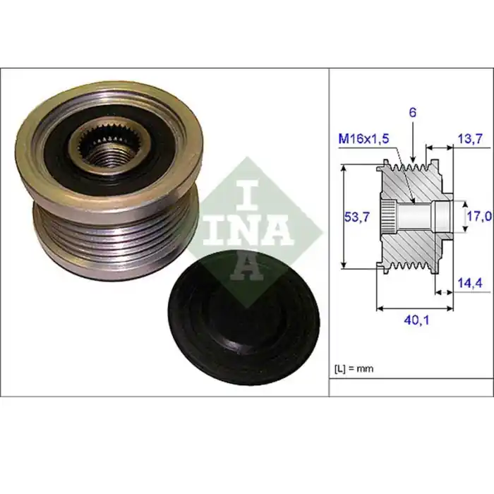 Dispositivo ruota libera alternatore 535 0202 10 SCHAEFFLER INA per BMW OPEL Super Prezzo