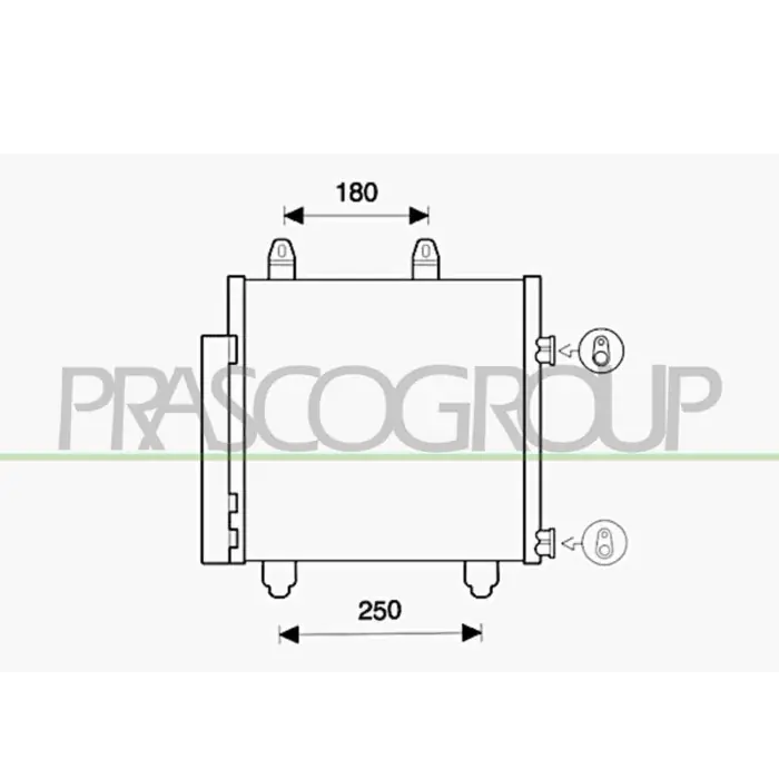 Prezzo Di Fabbrica Condensatore Per Citroen C1 Dal 2014