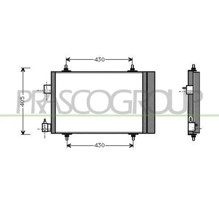 Condensatore Per Citroen Xsara Dal 2000 Al 2004 Di Tendenza