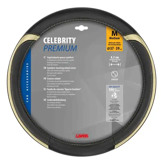 Celebrity Coprivolante In Skeentex M Ø 37/39 Cm Oro Coprivolanti In Skeentex Coprivolanti Solo Oggi