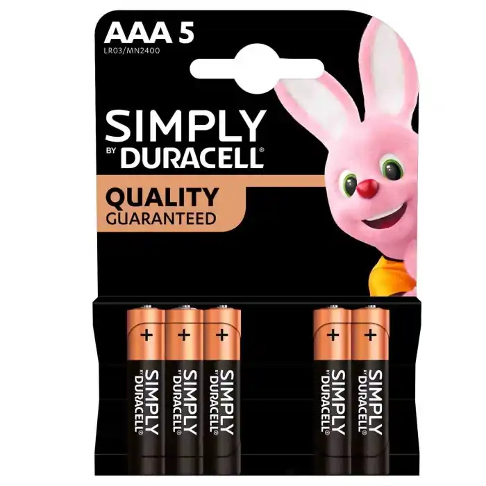 Nuovo Arrivo Duracell Simply Mini Stilo "aaa" 5 Pz Pile E Batterie