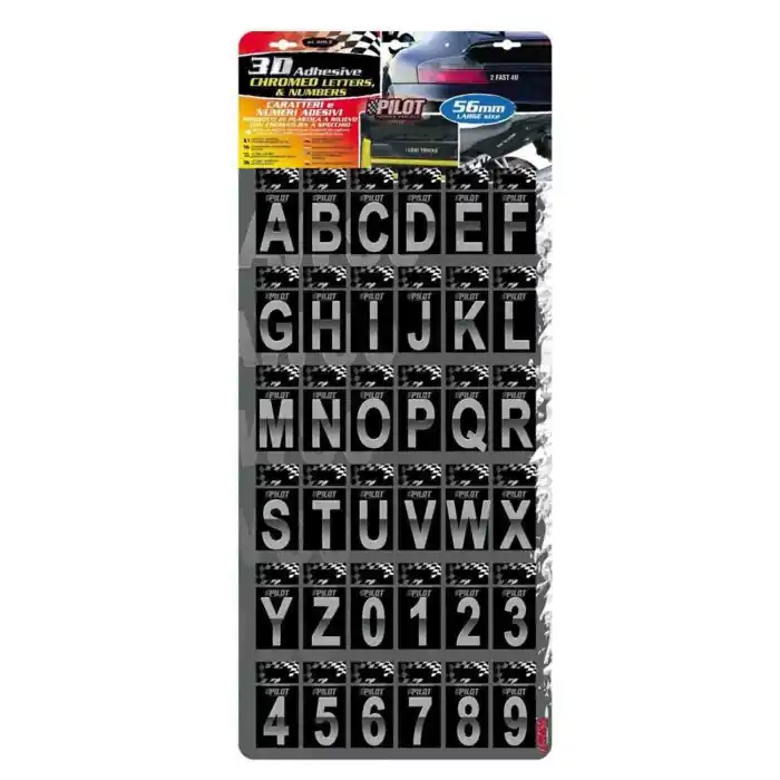 3d Letters Espositore Da 180 Pezzi Type 5 Lettere E Numeri Adesivi Compra Oggi Stesso