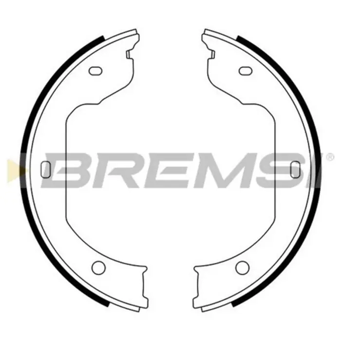 Scelto Dai Clienti Kit Ganasce Freno Stazionamento Posteriore Bmw 5 (e39) Gf0081 34 41 0 393 646 S.f. Ate Teves Bremsi