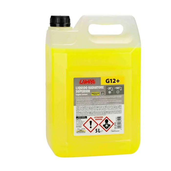 Superior Giallo G12+ Liquido Antigelo Radiatore ( 20°c) 5 L Liquido Antigelo Radiatore Lampa Quantità Limitata
