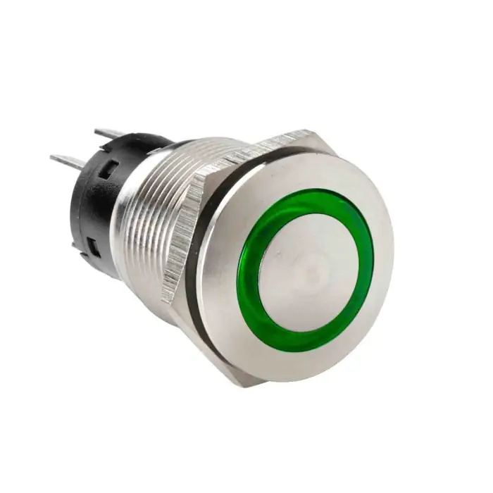 Affare Interruttore A Pulsante Con Spia A Led 12/24v Verde Interruttori E Relè Cablaggio Elettrico