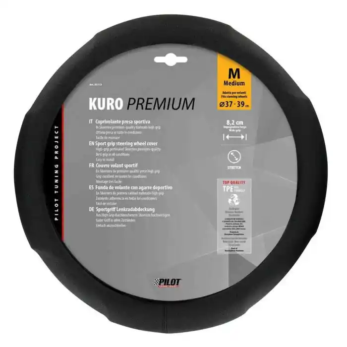 Promo Stagionale Kuro Coprivolante In Skeentex M Ø 37/39 Cm Nero Coprivolanti In Skeentex Coprivolanti